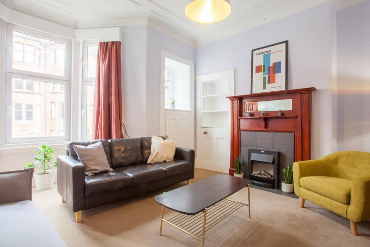 גלאזגו Modern, Light-Filled And Sleek West End Apartment מראה חיצוני תמונה
